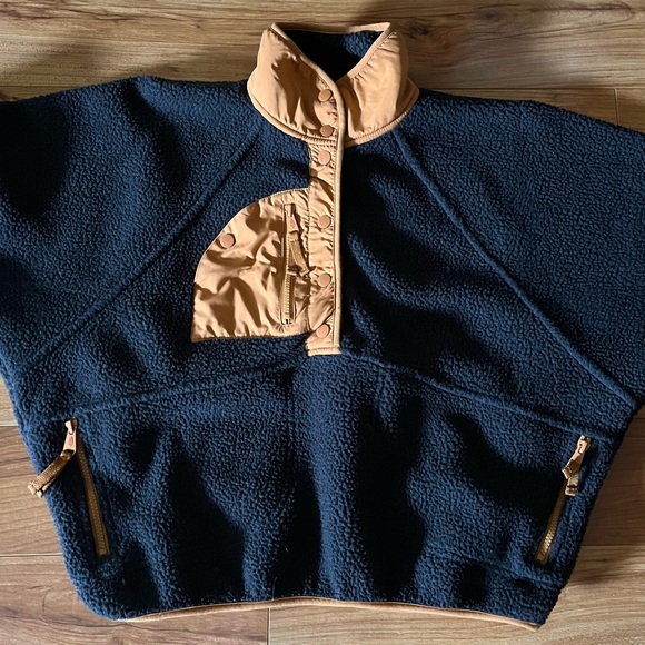 FP Movement Hit The Slopes Colorblock Fleece Pullover Small - Picture 7 of 16